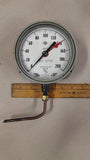 Ashcroft 1246P Pressure Gauge 0-200 PSI Welded Monel Tube Vacuum Protected