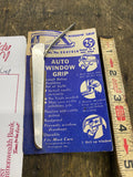 Vtg Auto Window Grip Accessory Metal Grip NOS Display Sign Advertising hot rod