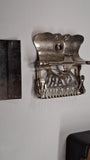 Antique Kampfe Bros Star Safety Razor Jewel Lather Catcher Case 2 Blades