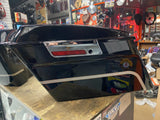 Harley Touring 100th Anniversary Saddlebags Black OEM ASsy Nice FLH ultra Classi