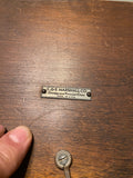 Rare Vintage Wooden Staking Tool Box Collectible Multi use Marshall co Antique