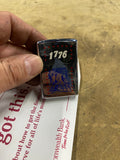Vintage 1776 Freedom Liberty Bell Zippo Lighter USA 1970s Collectible Unfired