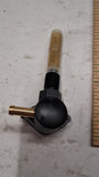 Drag Specialties 1/4 NPT Black Side Outlet Petcock Fuel Valve 0705-0305 NOS