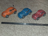 Vintage Pre-War Barclay Slush Mold Lead Toy Cars Lot - 1930s Coupe & Sedan Set 3