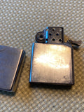 Windguard Silver Lighter Youngstown Ohio Mfg FAbricating Collectible Advertising
