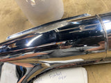 Fishtail Rocket Exhaust Muffler Tip End Cap Harley Touring FLH Glide Ultra nos