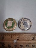 Vintage Lot 2 Pinback Buttons Palmer Method Writing Merit League Of Tarcisians