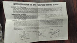 Vtg Blonder-Tongue U/Vamp-2 UHF/VHF TV Channel Amplifier 1239AMP Box & Manual