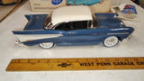 Jim Beam 1957 Chevy Bel Air Porcelain Decanter Pennsylvania Harbor Blue JW023