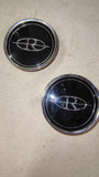 Pair 1979-1985 Buick Riviera 15" Wire Wheel Hubcap Center Cap Emblems OEM x2