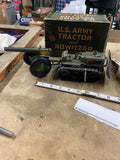vintage 1950s Marx U.S. Army Tractor Howitzer Tin Toys Litho Orig Box Military