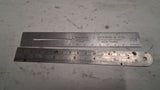 Vtg Lot 2 Steel Rulers I Stern Wire Meter & Bearings Inc Advertising Pocket Rule