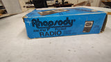 Vintage Rhapsody RY-118 AM/FM Transistor Radio New Old Stock In Box