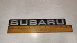 Vintage OEM Subaru Rear Hatch Liftgate Emblem & 6-Star Star Grille Badge Set