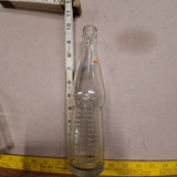 Vtg 1950s Western PA Returnable Soda Bottle Lot (2) Bottoms Up, Canada Dry Skirt