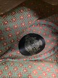 Men's Brown Wool Tweed Fedora Hat Stylish Trilby Dunlap 6 7/8 Dress 50's Gangste