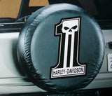 Harley Davidson Willie G Dark Custom Skull Spare Tire Cover Jeep Truck NOS Box