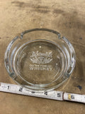Jack Daniel’s Glass Ashtray 6 Inch Advertising Bar Decor Collectible Made USA
