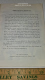 VTG 1967 Reprint - "Genuine Rich American Deep Cut Glass"- 1913 By D. James