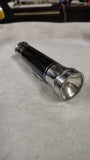 Vintage Eveready Masterlite Flashlight 1950s Black Chrome Art Deco 2D Cell