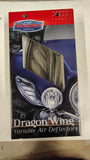 Kuryakyn 1108 Dark Smoke Dragon Wing Variable Air Deflectors Harley 96-13