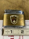 Vtg Pocket Lighter Ford Emblem / Walking Billboard Chicago Advertising Fairlane