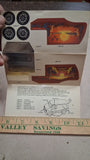 Vtg Avon Vantastic Glass Van Bottle Box Unused Original Decal Sticker Sheet Nice