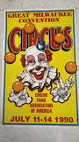1990 Circus Fans Association of America Milwaukee Convention Poster 17x11
