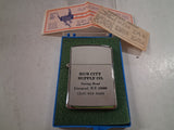 VTG 1960's Park Flip Top Windproof Lighter Hub City Supply Co. Made in USA