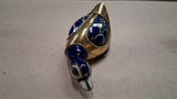 Vintage Sergio Bustamante Style Brass Ceramic Duck Mexican Folk Art Figurine 5.5