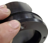 Rinehart Racing 4" Standard Replacement End Cap Black Harley Touring 900-0201