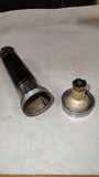 Vintage Eveready Masterlite Flashlight 1950s Black Chrome Art Deco 2D Cell