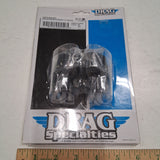 Drag Specialties Black 1.7" Straight Handlebar Risers 0602-0403 For Harley