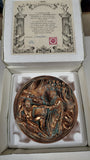 1989 Studio Dante La Creazione di Adamo Bronze Plate Furiesi