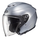 HJC i30 Open Face Helmet Silver Large LG DOT Approved
