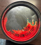 vintage 5 lb. Lubriko Grease tin can Oil Gas Petroliana collector Pa Pennsylvani
