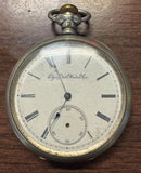 1870 Elgin Grade 57 H.Z. Culver pocket watch untested