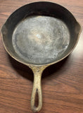 nickel-plated cast iron pan Wagner Ware No. 9 size skillet 1059 Antique Cookware