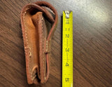 Vintage Military surplus leather ammo pouch brown leather Yugoslav People's Army
