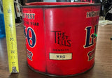 vintage 5 lb. Lubriko Grease tin can Oil Gas Petroliana collector Pa Pennsylvani
