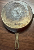 nickel-plated cast iron pan Wagner Ware No. 9 size skillet 1059 Antique Cookware