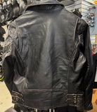 WOMENS BROWN LEATHER JACKET LARGE