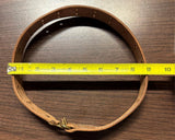 US Pattern 1907 Leather Rifle Sling brown leather strap sliding double-hook