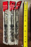 three Makita Thruster Masonry Drill Bits 5/8-inch 711275-A