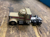 tan Peterbuilt Semi Truck Tractor Rare Vtg Road Champs Yat Ming JRI Toy 359
