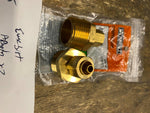 Everbilt 1/4 in. OD Compression x 1/2 in. FIP Brass Adapter Fitting (2PK)