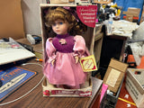 VTG Collector's Choice Fine Bisque Porcelain Animated Music Doll Wind Up