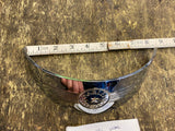 OEM Fatboy Logo Headlight Visor 7" Heritage Softail Fatboy Gold Chrome Harley