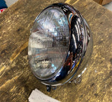 OEM Fatboy Headlight 7" Heritage Softail Chrome Harley Bottom Mount Assy Factory