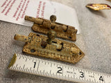 antique cast iron sliding bolt latches Victorian Aesthetic Cabinet Shutt 1880's